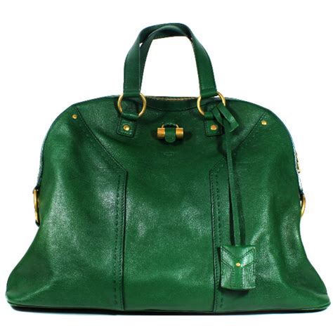 ysl green fur bag|yves saint laurent designer bags.